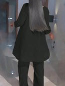 Conjunto Elegante Assimétrico Rubi