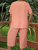 Conjunto com Manga Curta Rayra