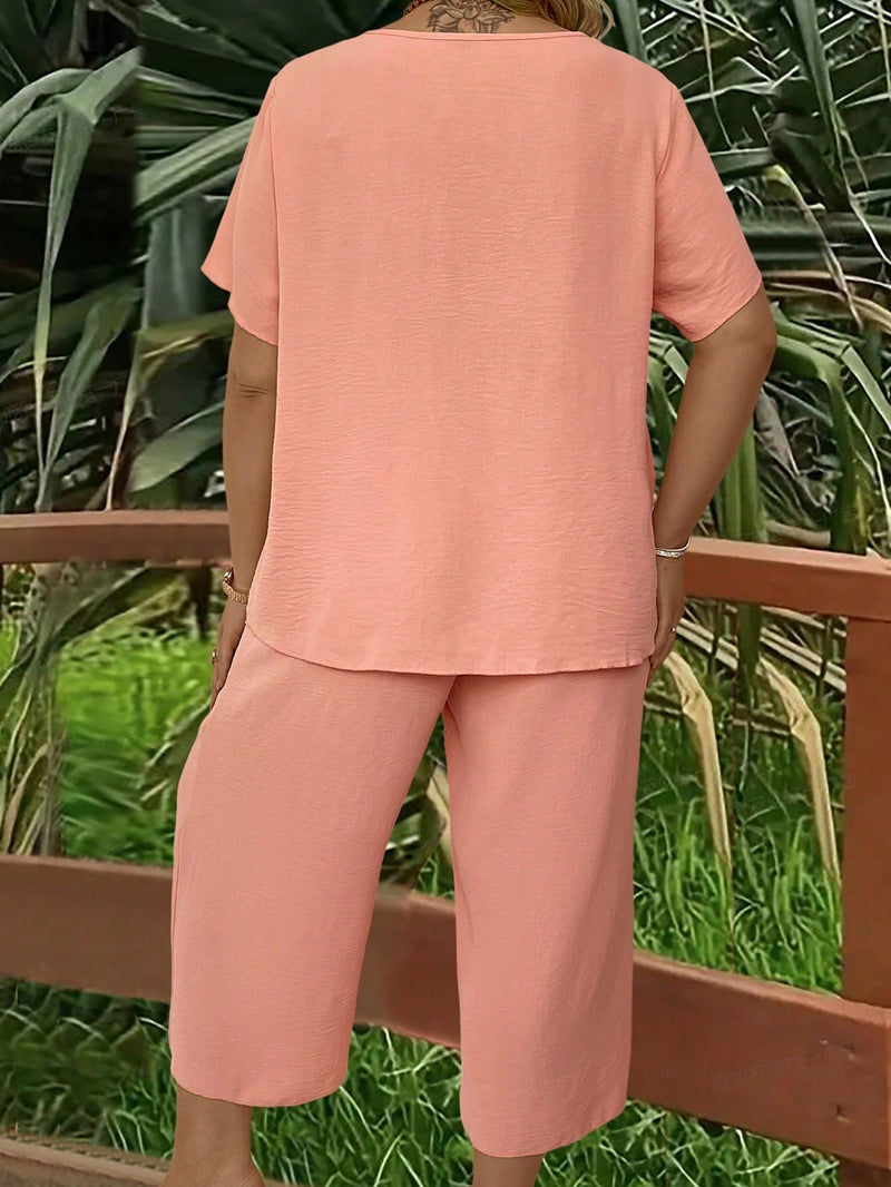 Conjunto com Manga Curta Rayra