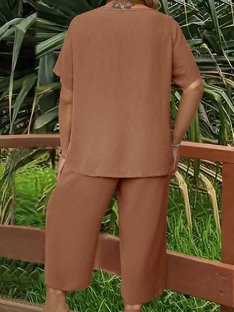 Conjunto com Manga Curta Rayra