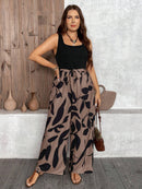 Macacão Casual Estampado com Cinto Kelly