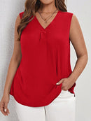 Blusa Feminina Solta Gola V Kalony