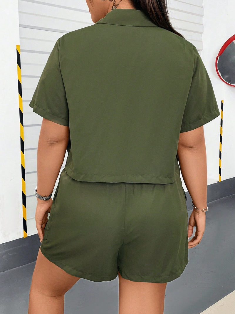 Conjunto Jaleco e Bermuda Kessia