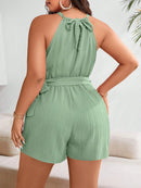 Macaquinho de Gola Alta com Amarração Elizabette