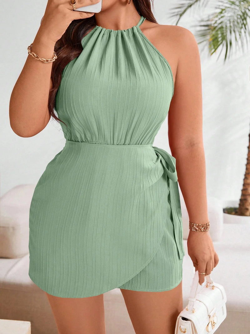 Macaquinho de Gola Alta com Amarração Elizabette