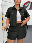 Conjunto Jaleco e Bermuda Kessia