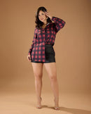 Conjunto Lamalb Xadrez Short Couro