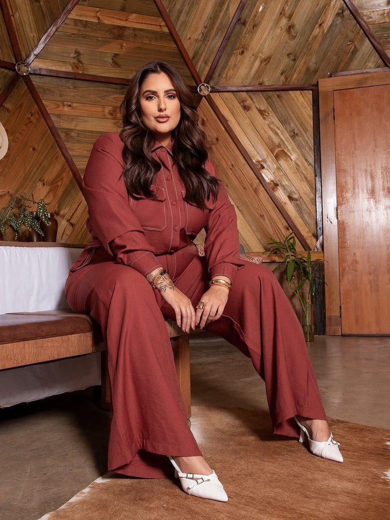 Conjunto Canott Pespontado