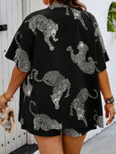 Conjunto Vanessa Estampa de Onça