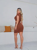 Conjunto Beatrice Saia Blusa Cropped