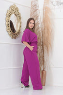 Macacão Longo Pantalona Duna Confortável Luxo Verão