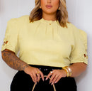 Blusa Feminina Plus Size Bordada Manu Ellas Modas