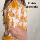 Blusa Em Viscolinho Plus Size