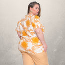 Blusa Em Viscolinho Plus Size