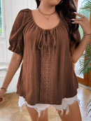 Blusa Feminina Manga Curta Talita Plus Size