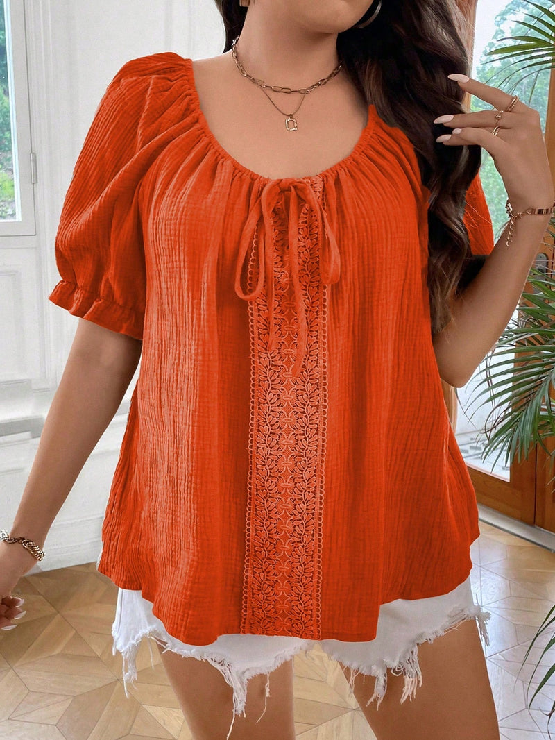 Blusa Feminina Manga Curta Talita Plus Size