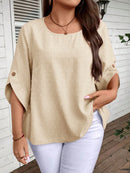 Blusa Manga Três Quarto Dalila