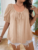 Blusa Feminina Manga Curta Talita Plus Size