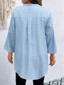 Blusa casual mangas arregaçadas Milca