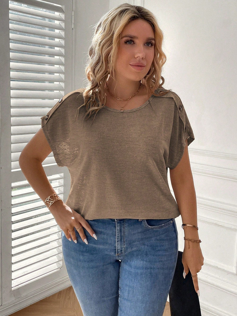 Blusa Feminina manga morcego Giovanna. Plus Size