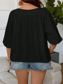 Blusa Feminina com mangas 3/4 Thaís. Plus Size