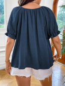 Blusa Feminina Manga Curta Talita Plus Size