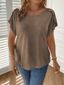 Blusa Feminina manga morcego Giovanna. Plus Size