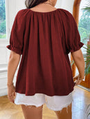 Blusa Feminina Manga Curta Talita Plus Size