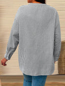 Blusa Listrada manga arregaçadas Maria Elisa