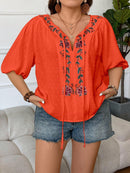 Blusa Feminina com mangas 3/4 Thaís. Plus Size