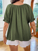 Blusa Feminina Manga Curta Talita Plus Size