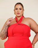 Conjunto Heloisa Saia Short Cherry