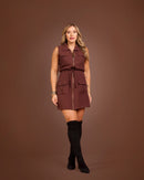 Vestido Serena Canela