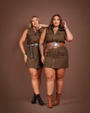 Vestido Serena Canela