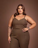 Conjunto Flora Chocolate