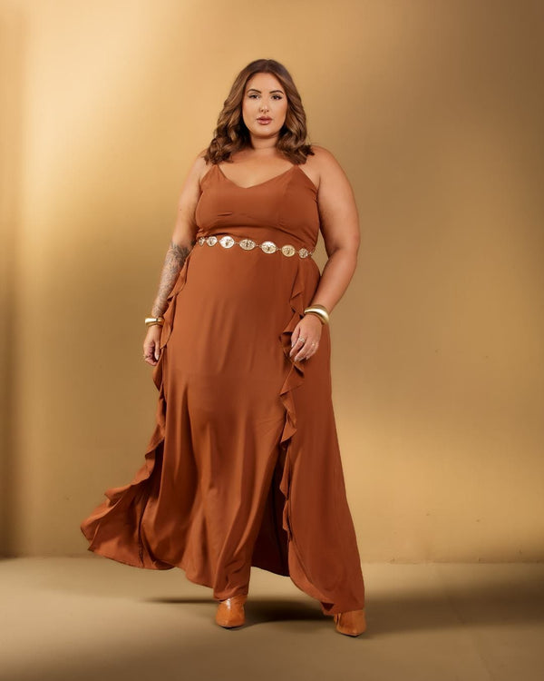 Vestido Serena Canela