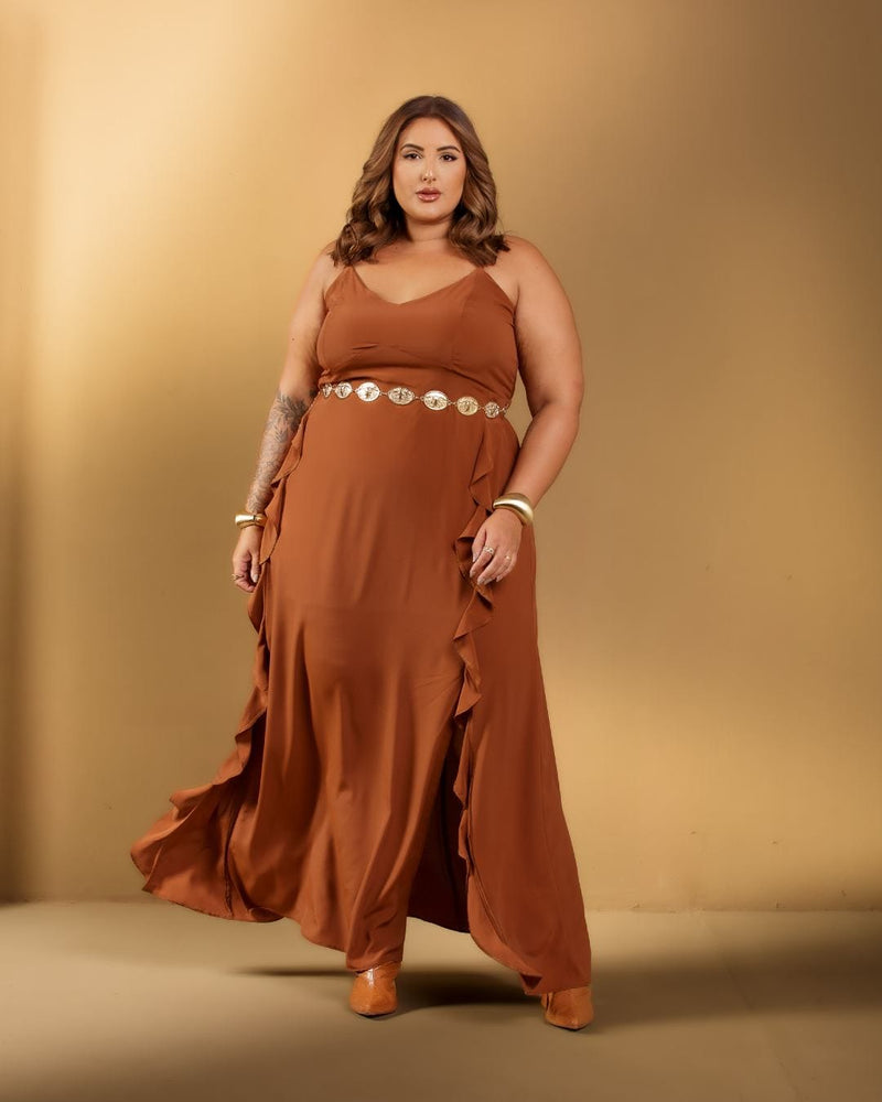 Vestido Serena Canela