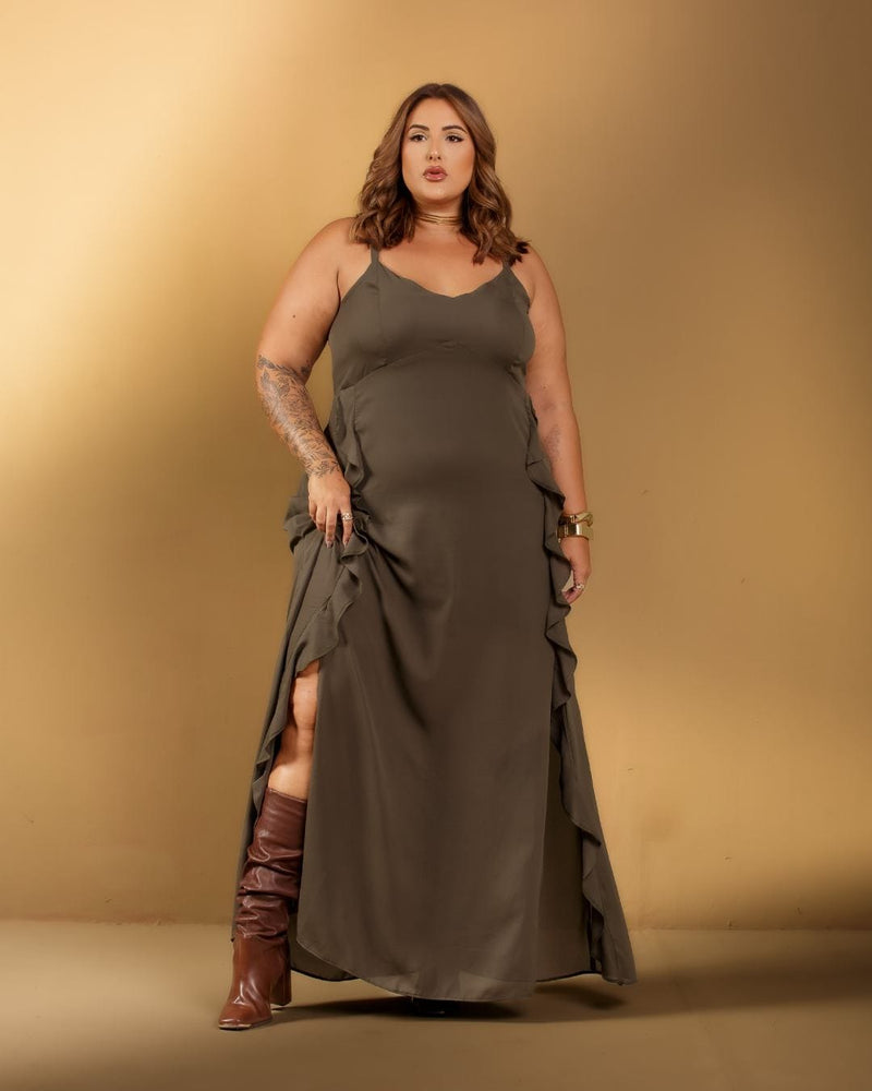 Vestido Serena Canela