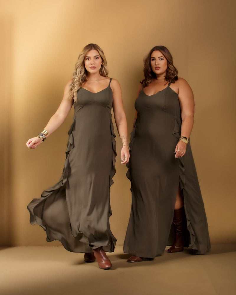 Vestido Serena Canela