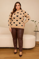 Blusa Tricot Corações