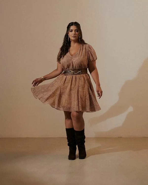 Vestido Olivia Caramelo