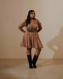 Vestido Olivia Caramelo