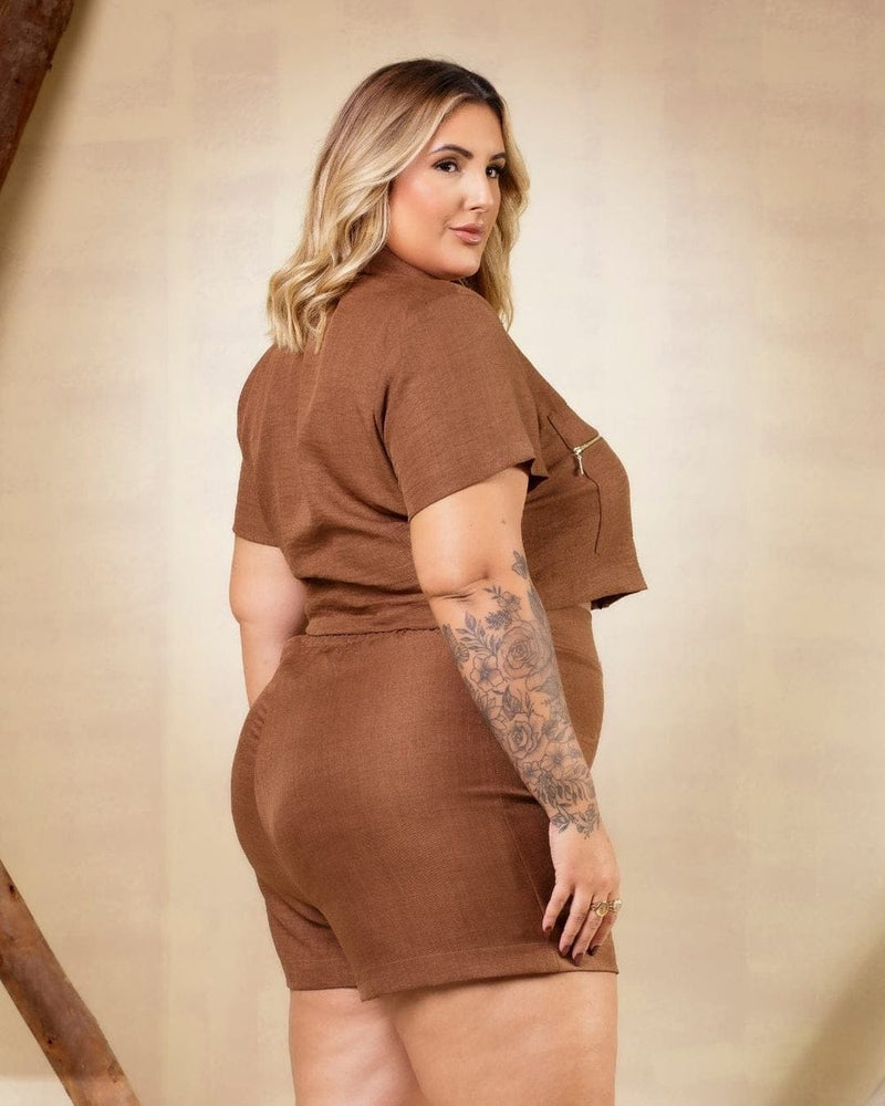 Conjunto Sarah Macedo Plus Size