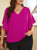 Blusa Com Recorte No Ombro Makayla