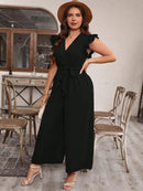 Macacão Largo com Cinto Emma