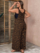 Macacão De Leopardo Com Cinto Solto Helo