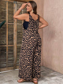 Macacão De Leopardo Com Cinto Solto Helo