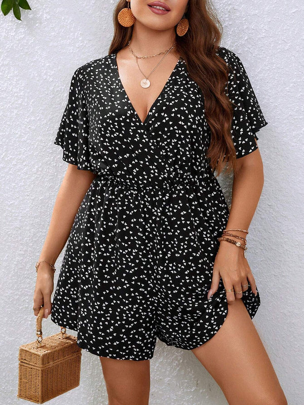 Macacão manga de borboleta Francesca