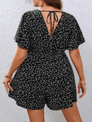 Macacão manga de borboleta Francesca