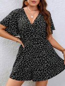 Macacão manga de borboleta Francesca